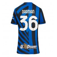 Stroje piłkarskie Inter Milan Matteo Darmian #36 Koszulka Podstawowej dla damskie 2024-25 Krótki Rękaw